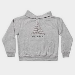 A TRUE SIDE OF CRIME LOGO Kids Hoodie